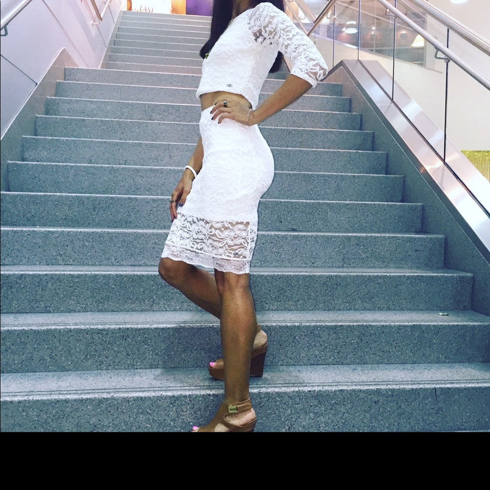 Guess 2-Piece Lace Dress